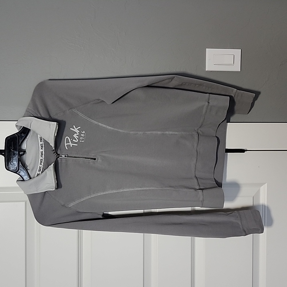 Pink Victoria's Secret yoga pullover